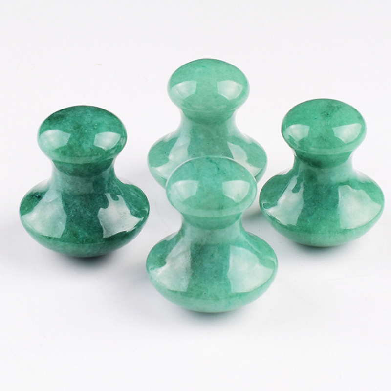 Mushroom-Shaped Jade Stone Guasha for Face Body Massage SPA Acupuncture Therapy Trigger Point Treatment