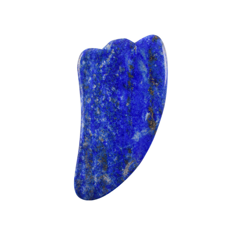 Blue Jade Scraping Massage Tool for Facial and Body
