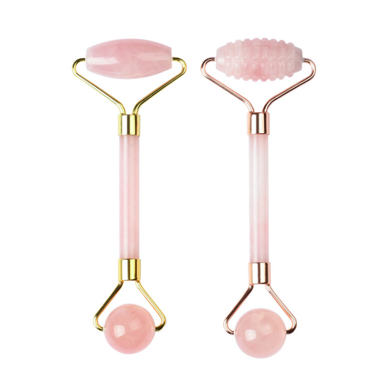 New Round Mini Eye Roller,Jade Roller for Face - Face Roller:100% Natural Authentic Crystal - Face Massager, Facial Roller for Skin, Eyes, Neck