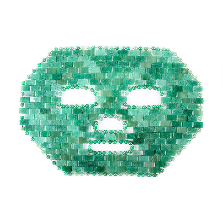 New Design Stone Mask Green Aventurine Facial Mask