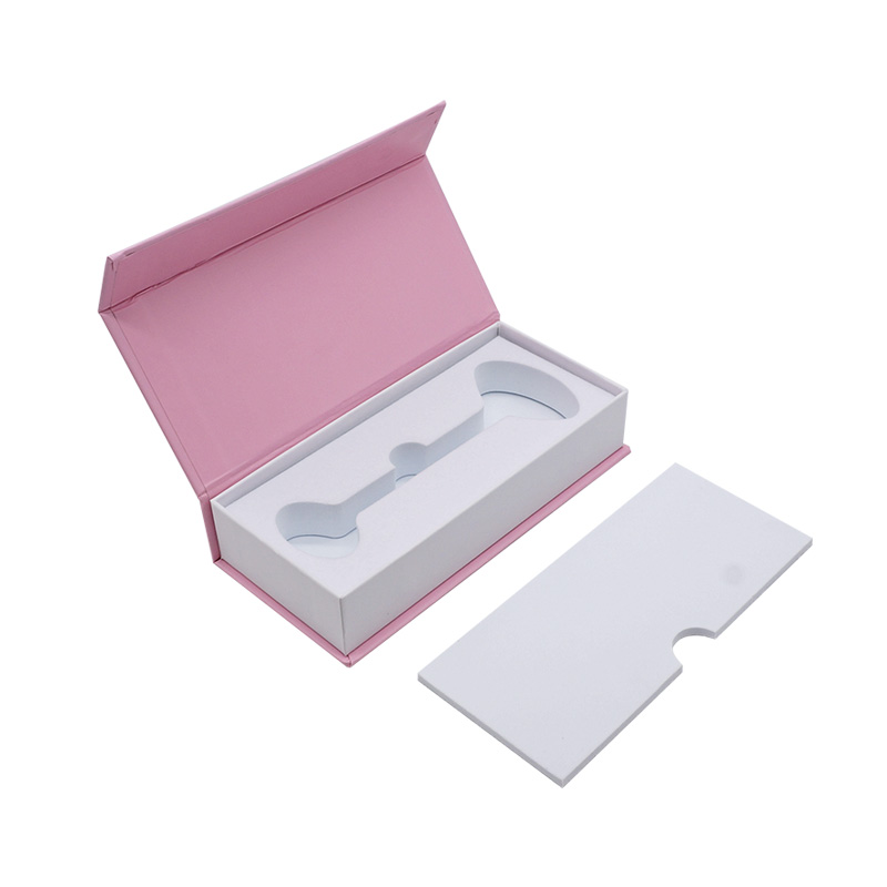 Pink Magnetic Closure Box with Foam for Beauty Products