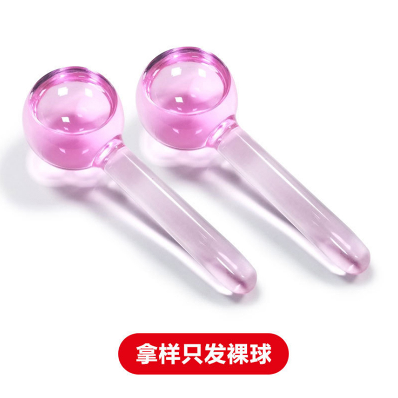 ICE GLOBES for FACIAL, 2 PCS Facial Globes for Massage Tool, Facial Roller Cold Skin Massagers, Tighten Skin, Reduce Puffiness and Dark Circles